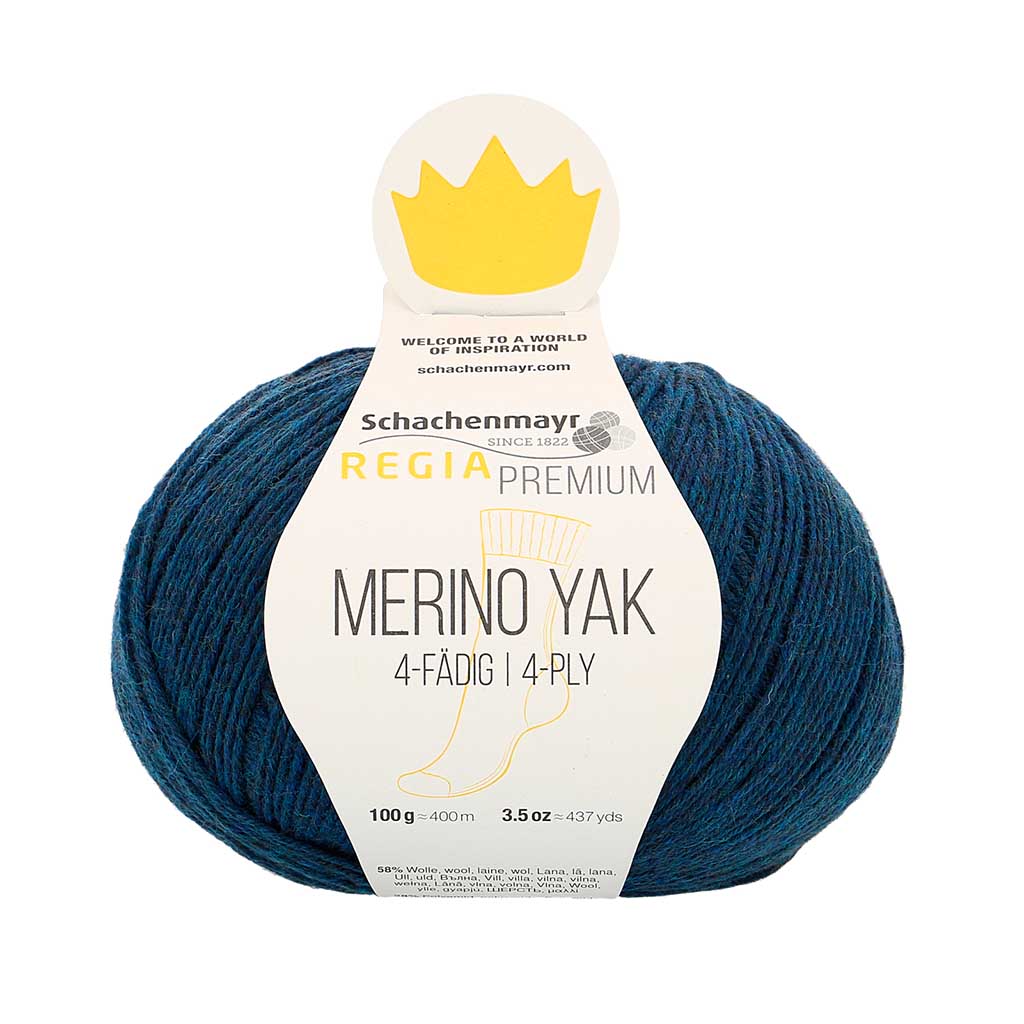Regia Premium Merino Yak, 07515 Night blue