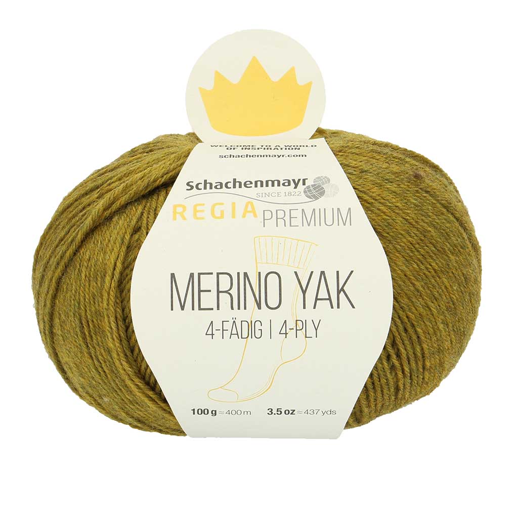 Regia Premium Merino Yak, 07516 Grass green