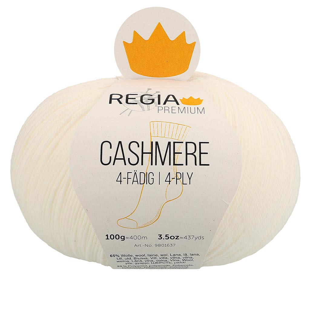 Regia Premium Cashmere, 00001 White