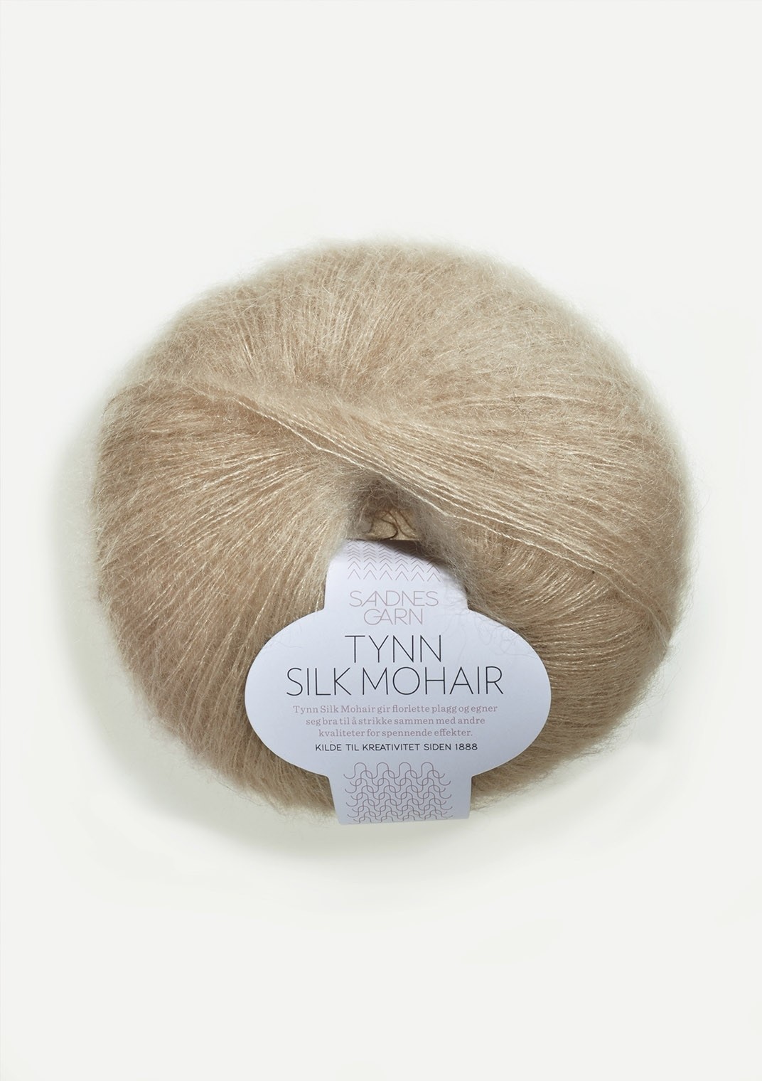 Tynn Silk Mohair, 3021 Vaalea beige