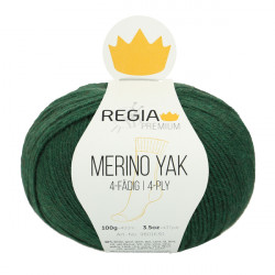 Regia Premium Merino Yak, 07521 Tanne meliert