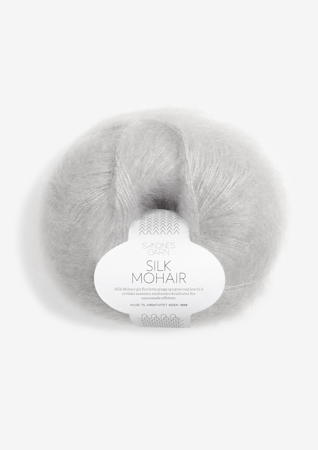 Silk Mohair, 3820 Vaaleanharmaa