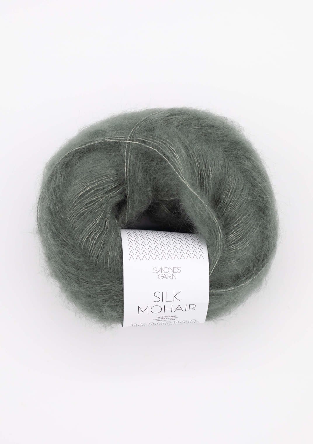 Silk Mohair, 9071 Murrettu oliivinvihreä