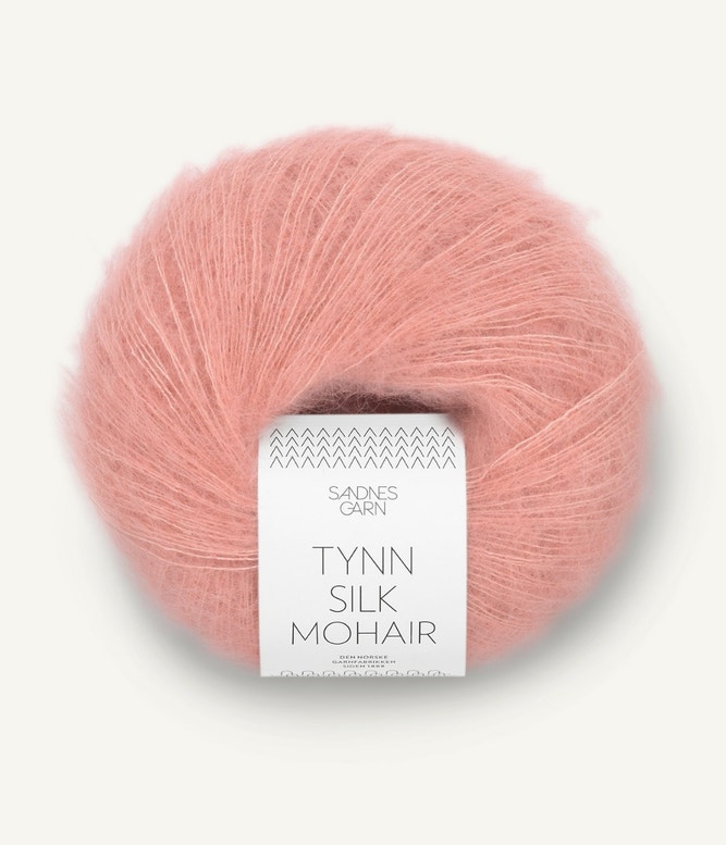 Tynn Silk Mohair, 4033 Persikankukka POISTUVA VÄRI