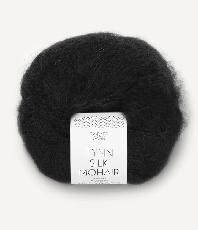 Tynn Silk Mohair, 1099 Musta