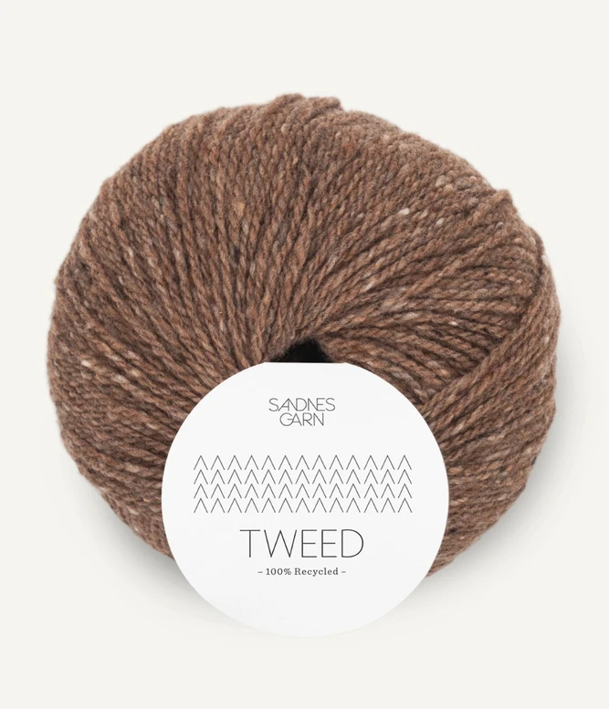 Tweed Recycled 3185, Ruskea