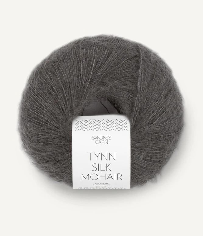 Tynn Silk Mohair, 3800 Bristolin musta