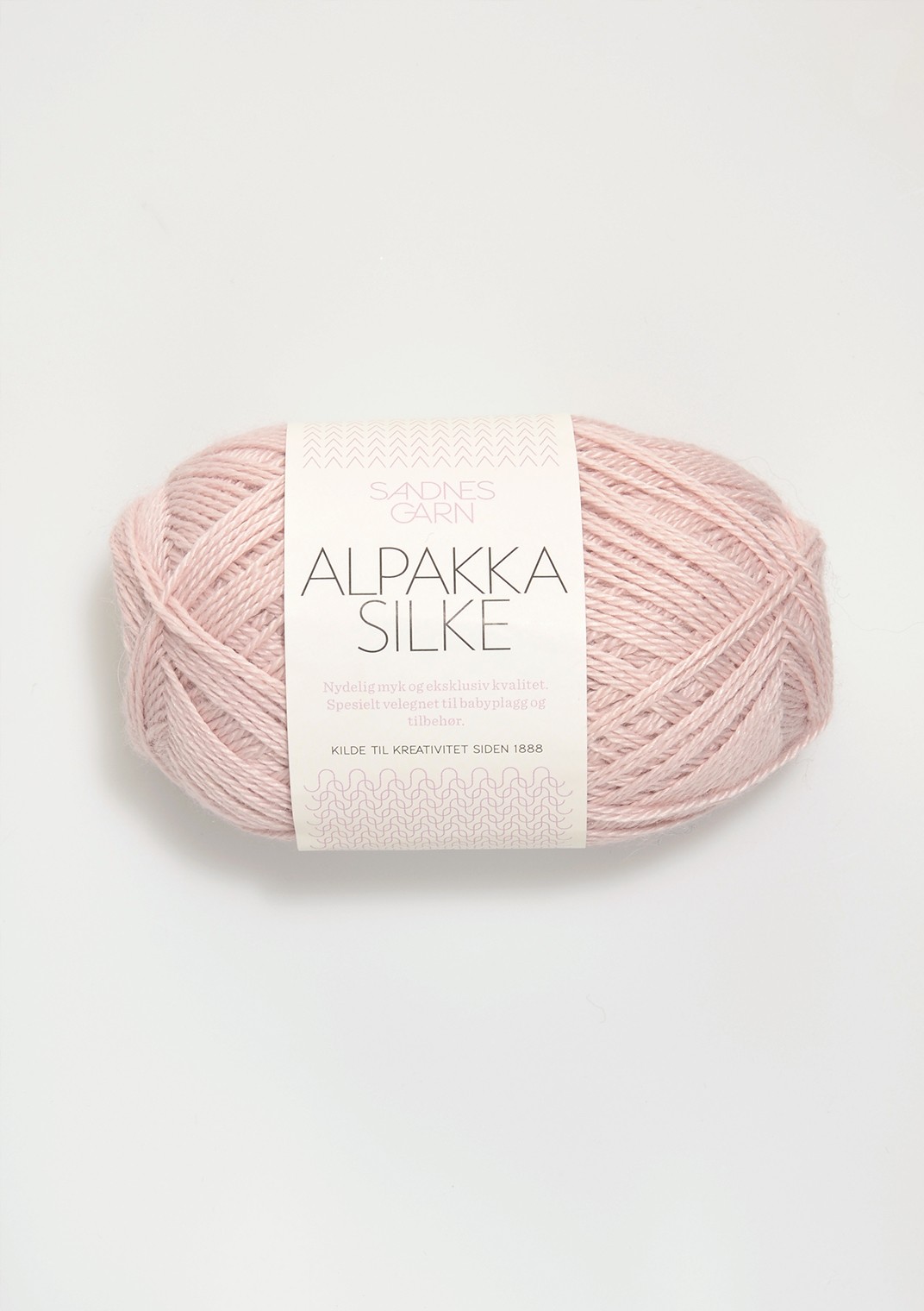 Alpakka Silke, 3511 Puuteriroosa