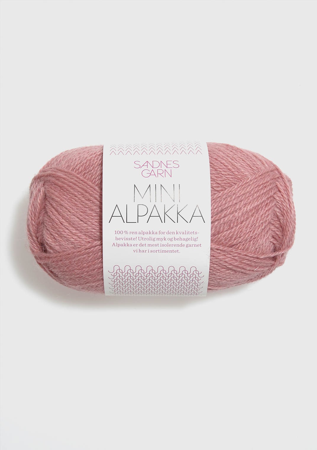 Mini Alpakka, 4023 Murrettu vanharoosa POISTUVA VÄRI                    