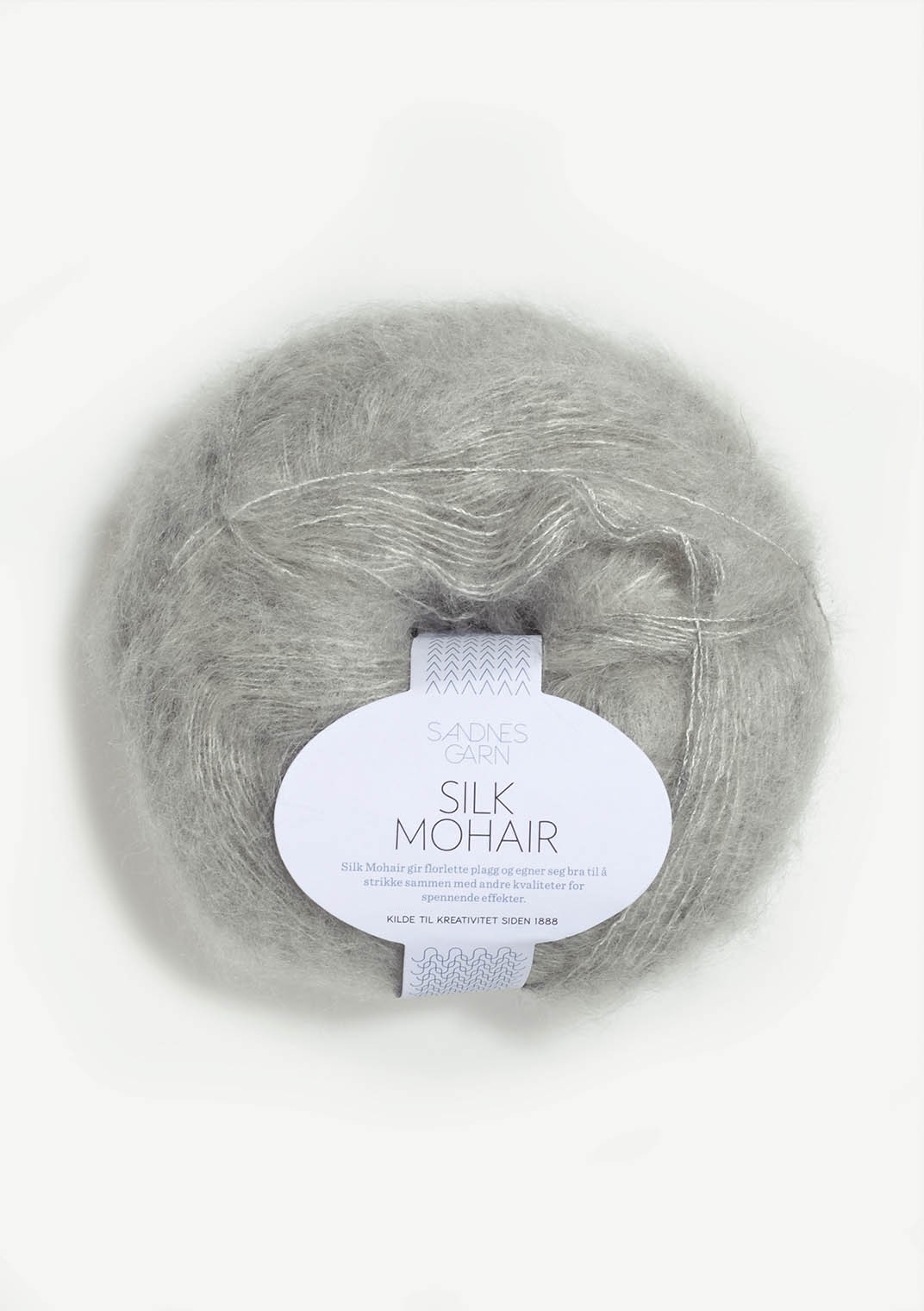 Silk Mohair, 1022 Vaalea harmaameleerattu