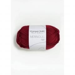 Merinoull, 4236 Syvä joulunpunainen KlompeKLOMPE                                      