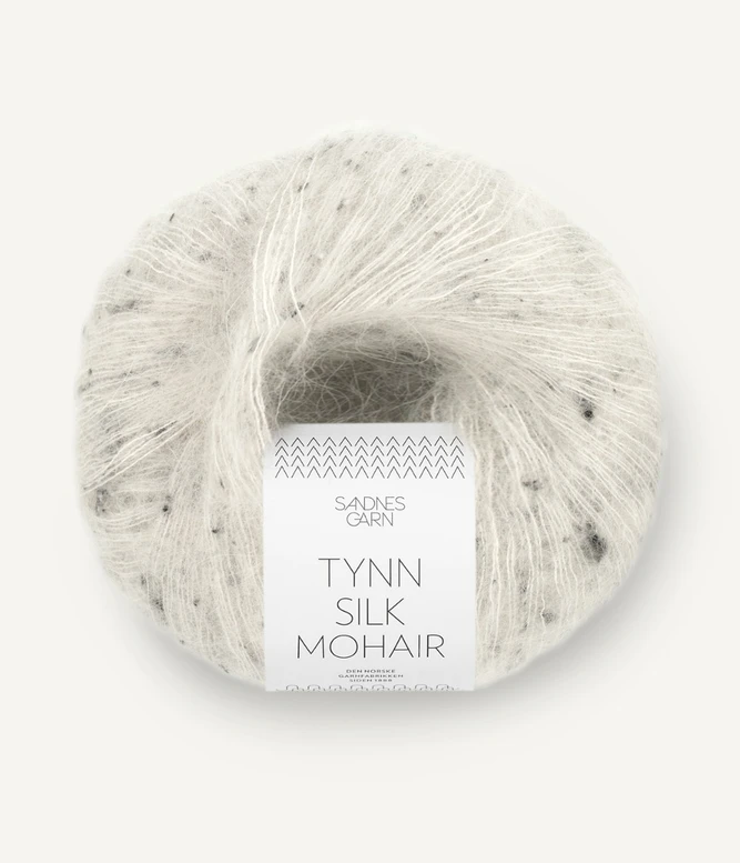 Tynn Silk Mohair, 1199 Salt`n Pepper Tweed