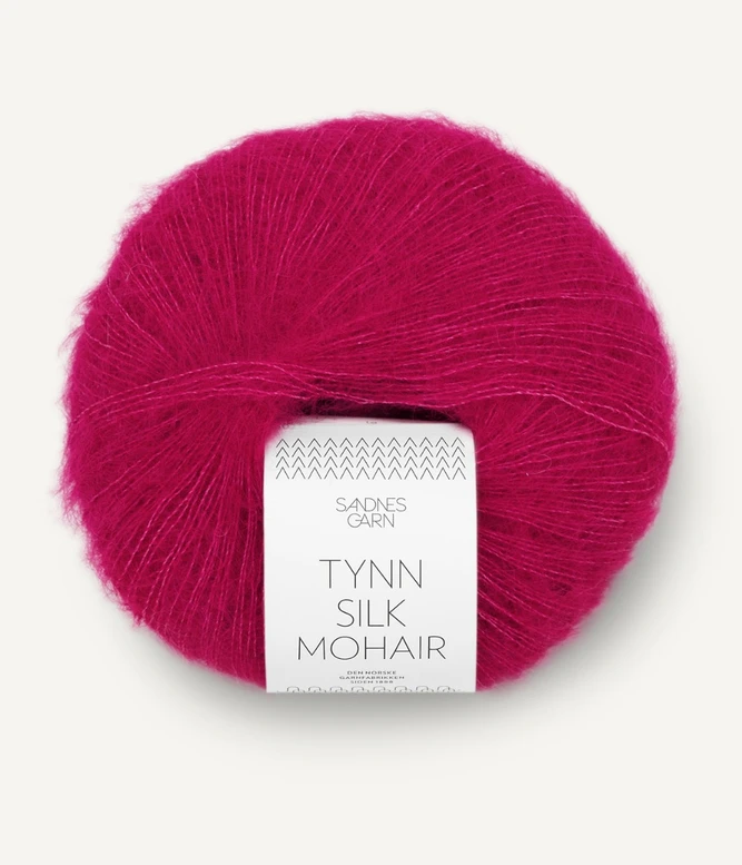 Tynn Silk Mohair, 4600 Jazzy Pink