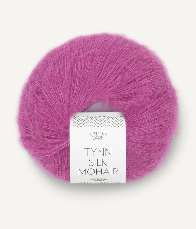 Tynn Silk Mohair, 4628 Magenta