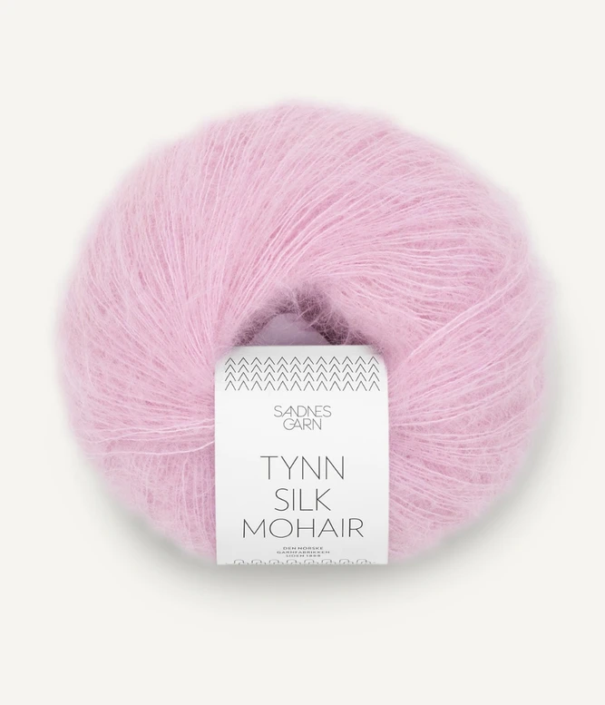 Tynn Silk Mohair, 4813 Pinkki liila