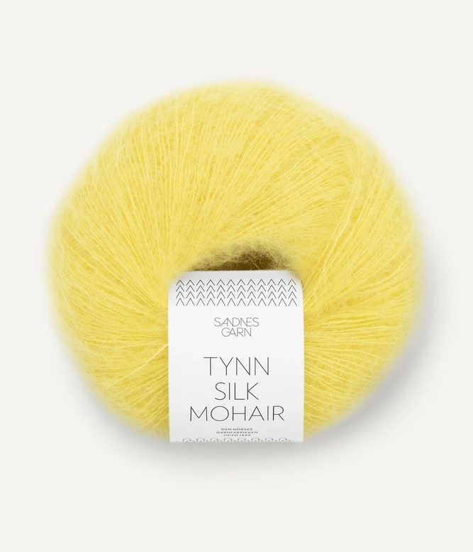 Tynn Silk Mohair, 9004 Sitruuna